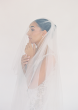 Load image into Gallery viewer, Raw Edge Cathedral Veil with Blusher | Ornaigh