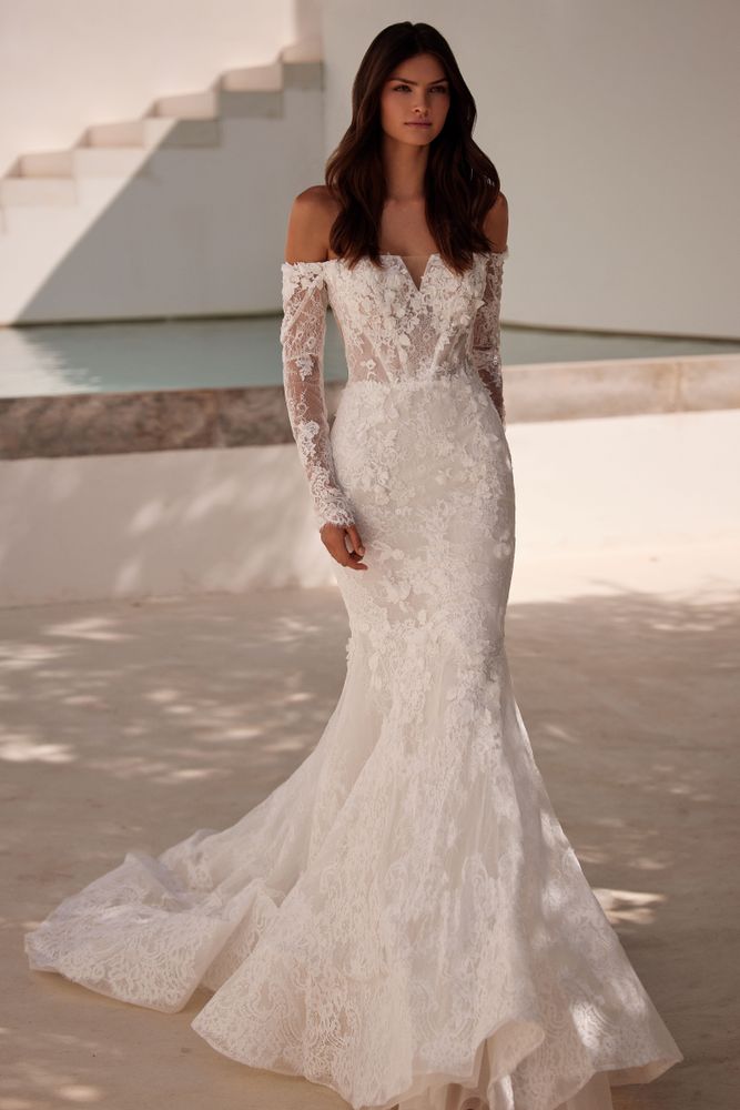 milla nova long sleeve wedding dress Otis