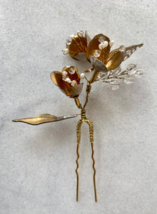 Floral Jewel Hair Pins  | Twigs and Honey