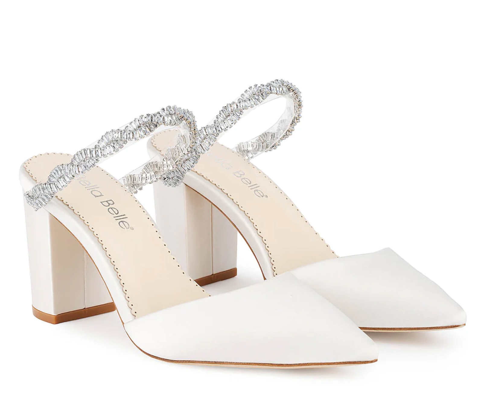 Low block 2025 heels white