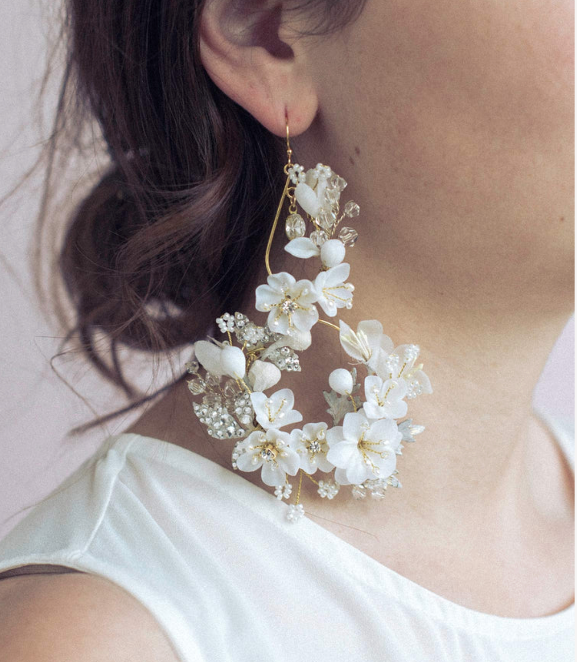 Flower chandelier earrings online