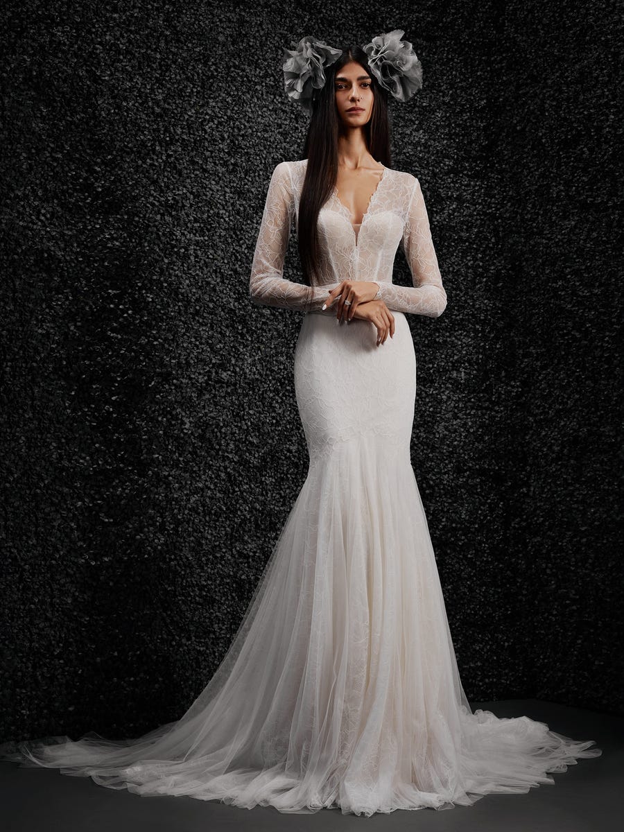 vera wang mermaid wedding dresses vera wang mermaid style wedding dress Vera Wang: Cherril